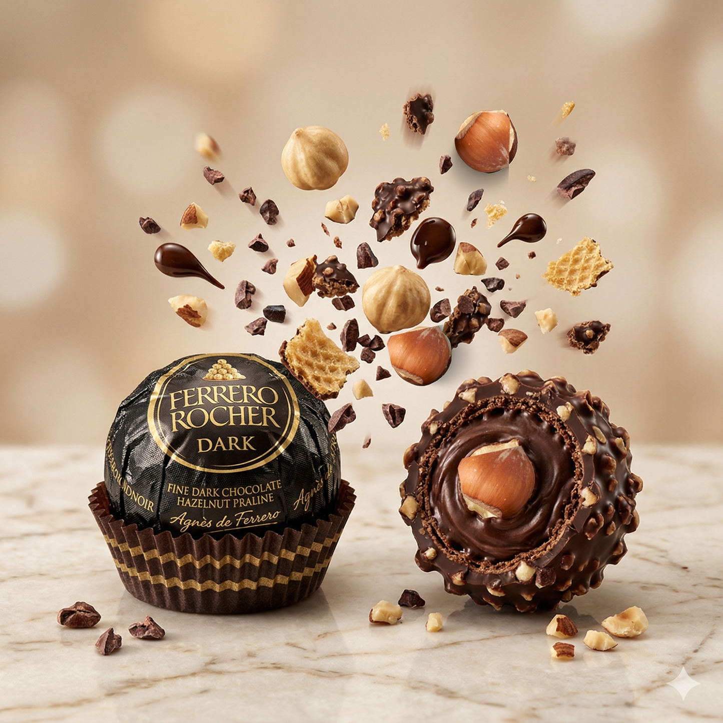 FERRERO ROCHER CHOCOLAT NOIR