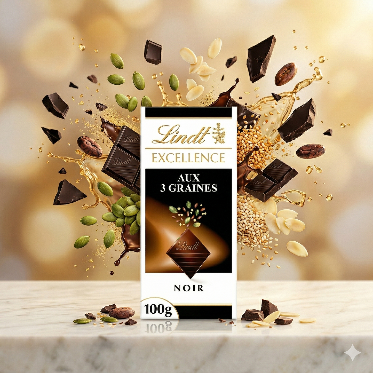 LINDT AUX 3 GRAINES