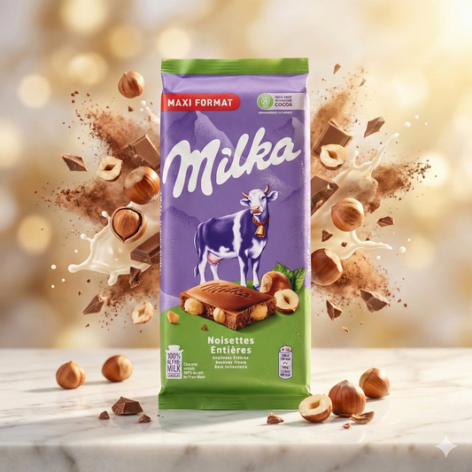 MILKA NOISETTES ENTIÈRES